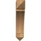 Ekena Millwork Thorton Arts & Crafts Rough Sawn Bracket, Western Red Cedar, 6"W x 26"D x 30"H BKT06X26X30THR03RWR - alternate 3